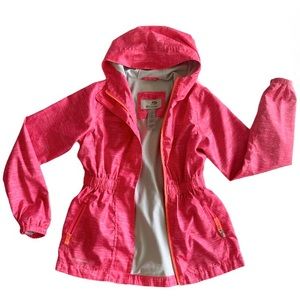 Champion Size M Pink Girls Rain Jacket Shell